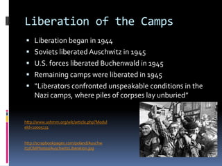 Josef MengeleKnown as Angel of DeathPerformed experiments on twins:Carried out twin to twin transfusionsStitched twins togetherCastrated or sterilized twinsOrgan and limb removalhttp://www.shoah.dk/doctors/http://www.gesch.med.uni-erlangen.de/gewissen/ausstell/zwill/_bild/23_25.jpghttp://www.ushmm.org/lcmedia/photo/lc/image/59/5961.jpg