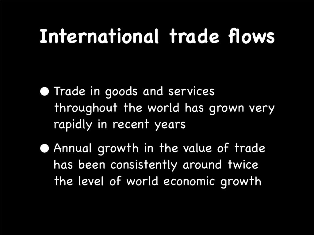 Features of globalisation