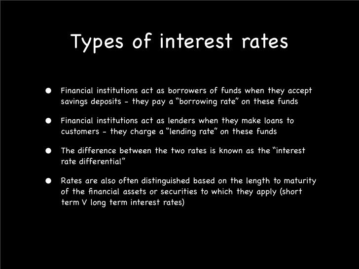 Interest Rates