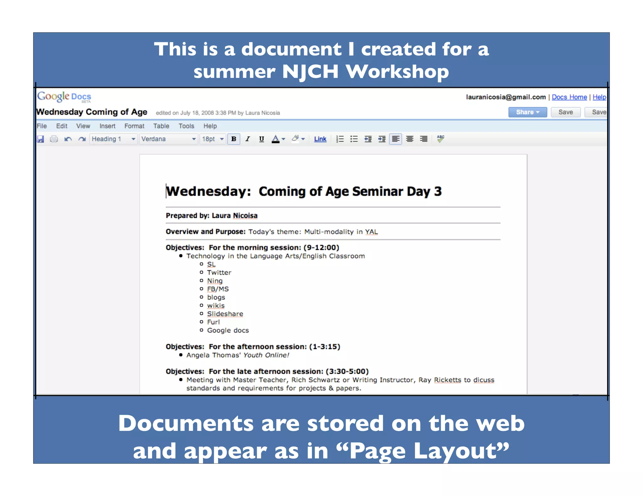 Collaborative Technologies, PLNs: New Literacies for the 21st Century Teacher