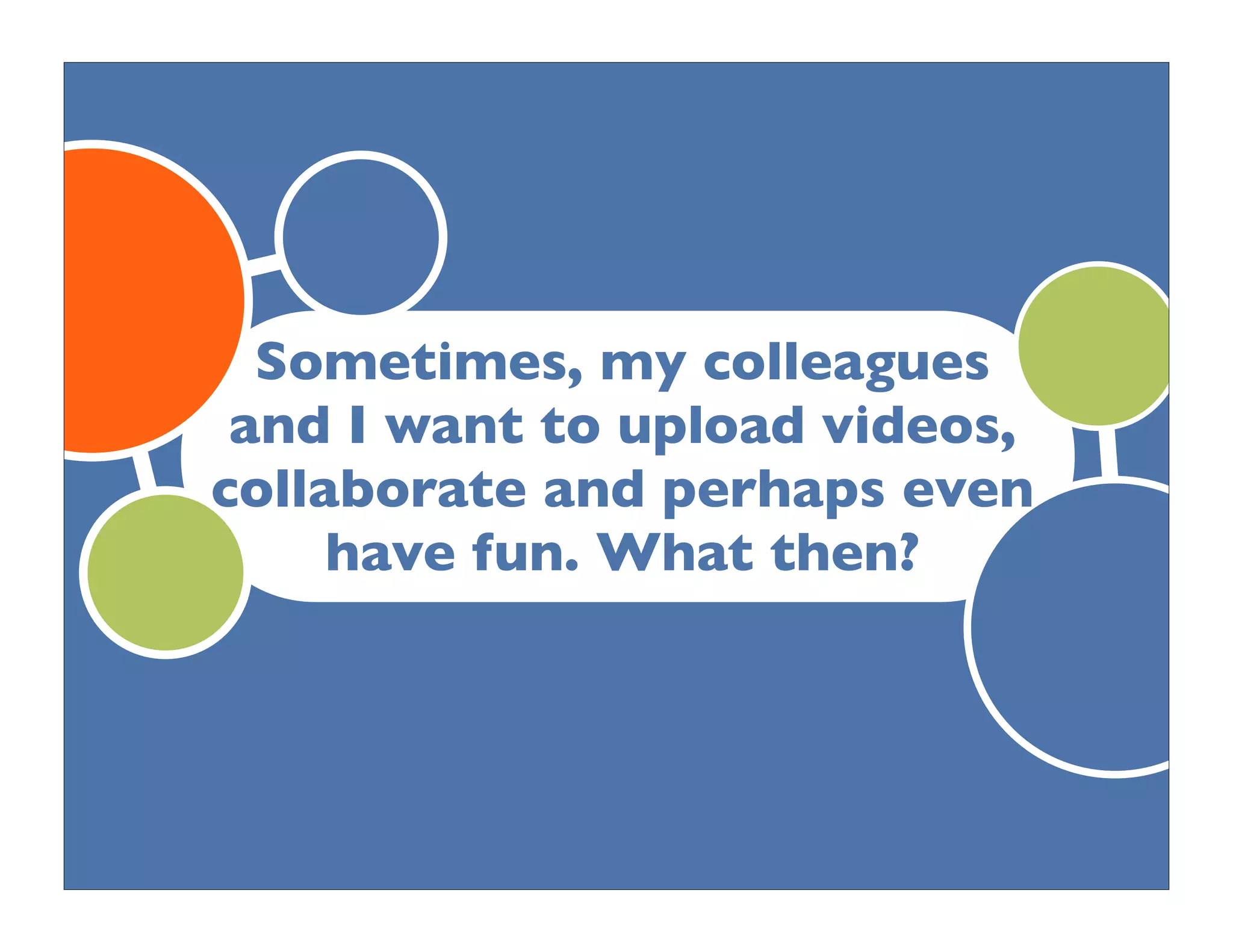 Collaborative Technologies, PLNs: New Literacies for the 21st Century Teacher