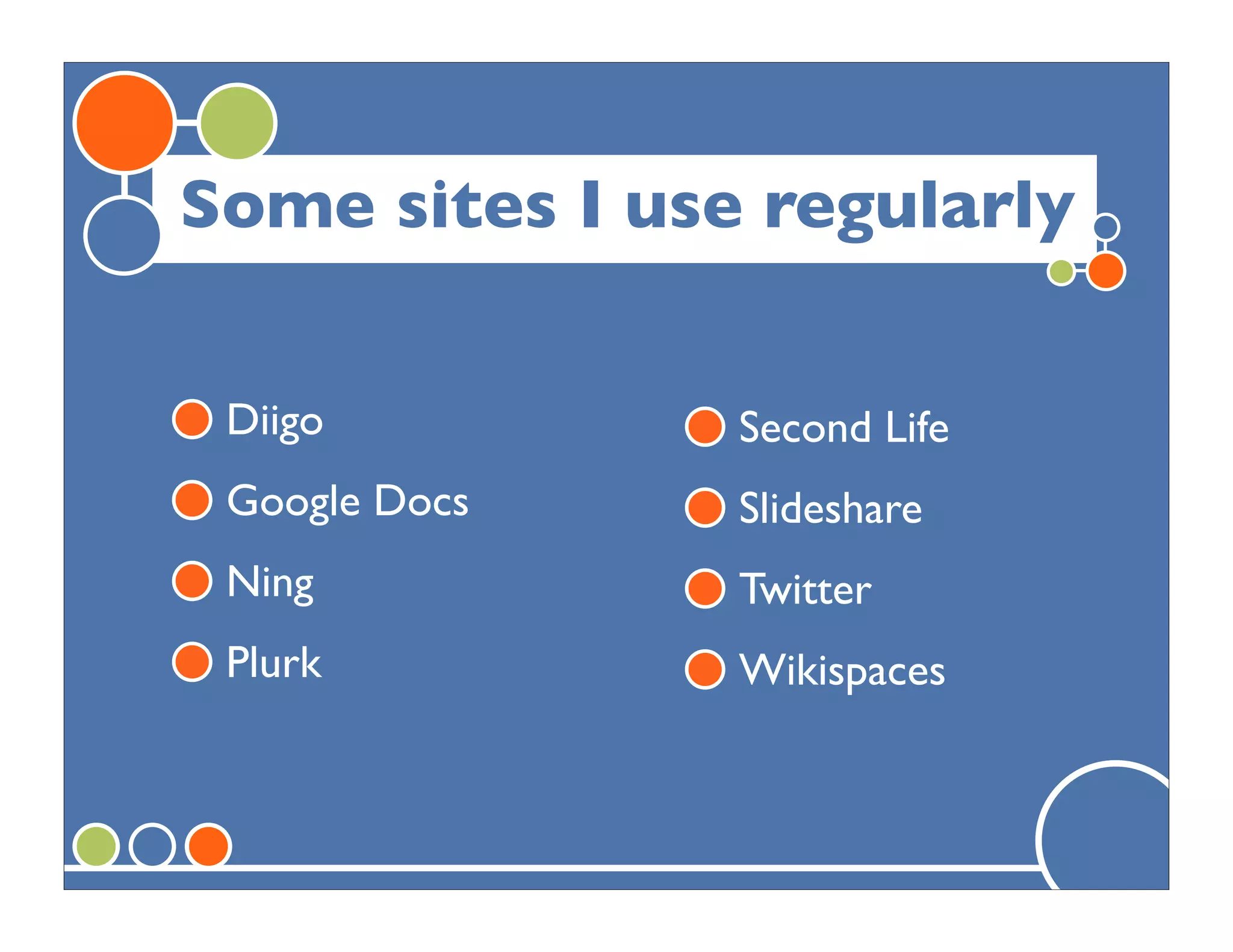 Collaborative Technologies, PLNs: New Literacies for the 21st Century Teacher