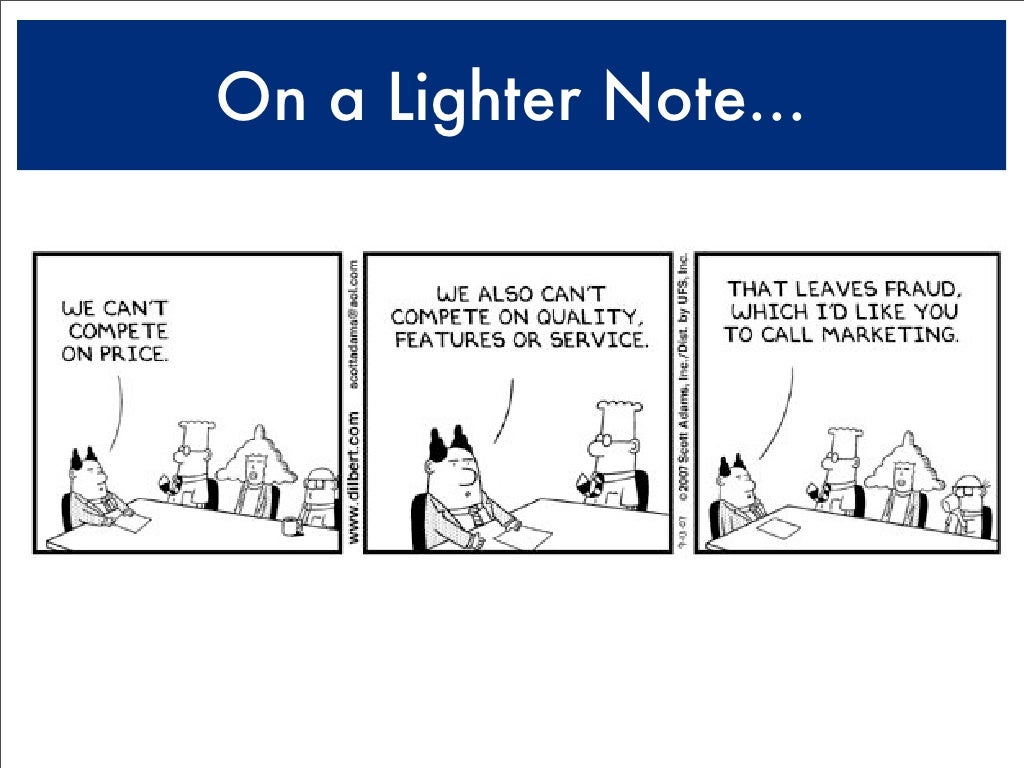 On a Lighter Note...