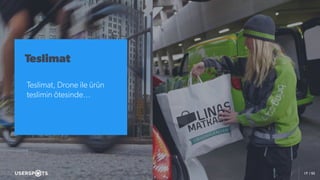 17 / 52
Teslimat
Teslimat, Drone ile ürün
teslimin ötesinde…
 