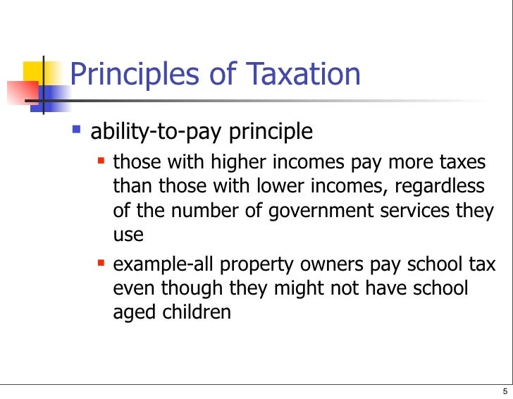 benefit principle of taxation benefit principle of taxation