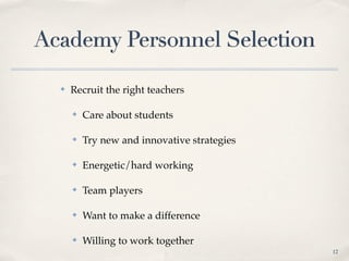 9th Grade Academy Presentation