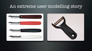 An extreme user modelling story
 