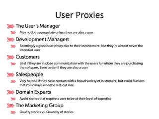 User Proxies

 