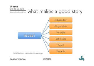 what makes a good story




Bill Wakefield is credited with this acronym
 
