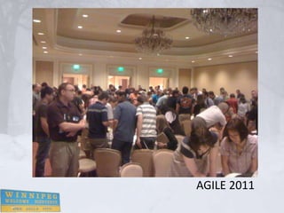 Why should you care




                AGILE 2011
 
