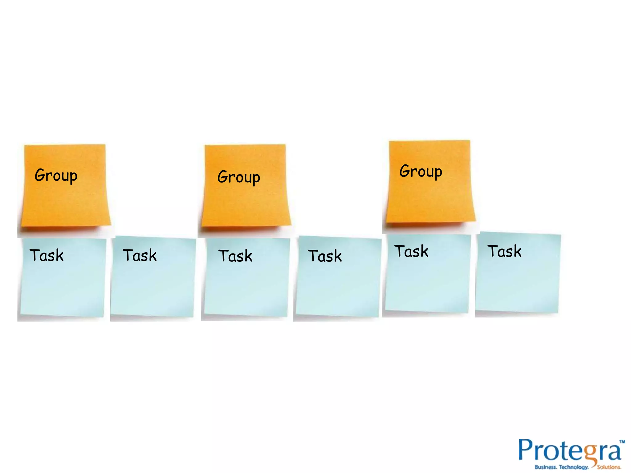 Group          Group          Group




Task    Task   Task    Task   Task    Task
 