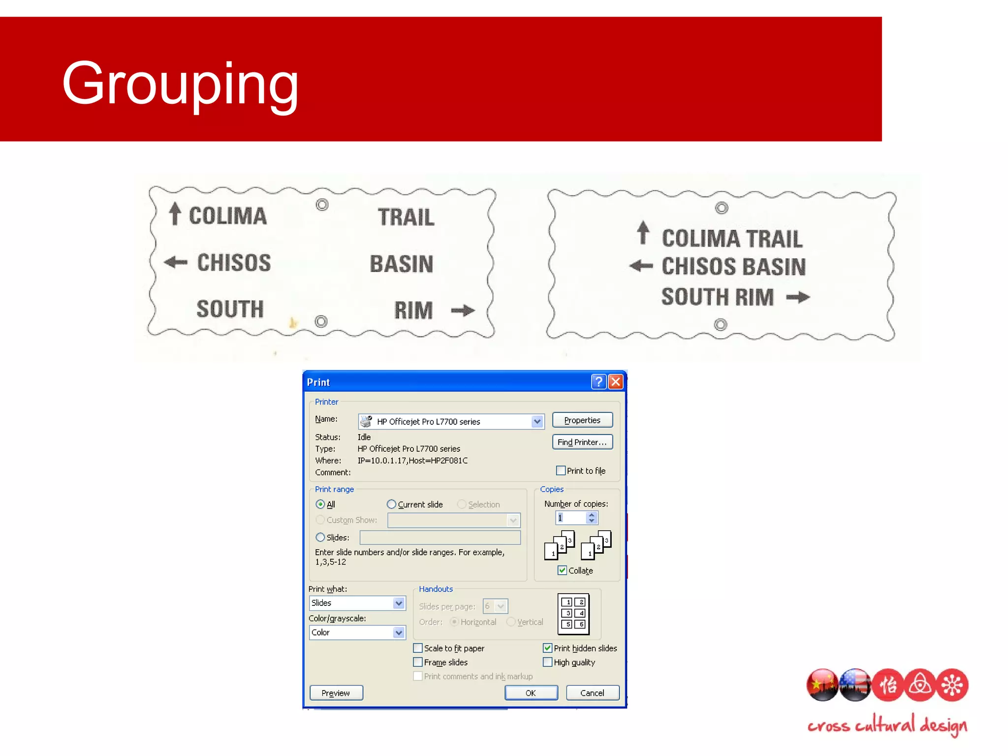 Grouping
 