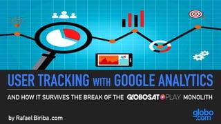 USER TRACKING WITH GOOGLE ANALYTICS
AND HOW IT SURVIVES THE BREAK OF THE MONOLITH
by Rafael Biriba .com
 