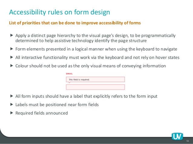 how to make on line forms beautiful accessible form