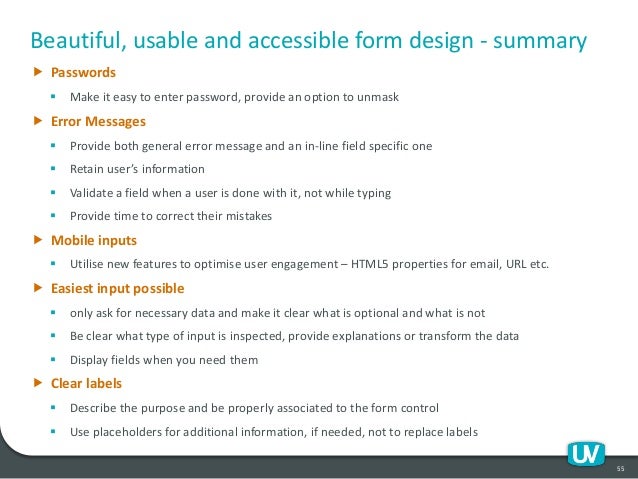 how to make on line forms beautiful w3c form