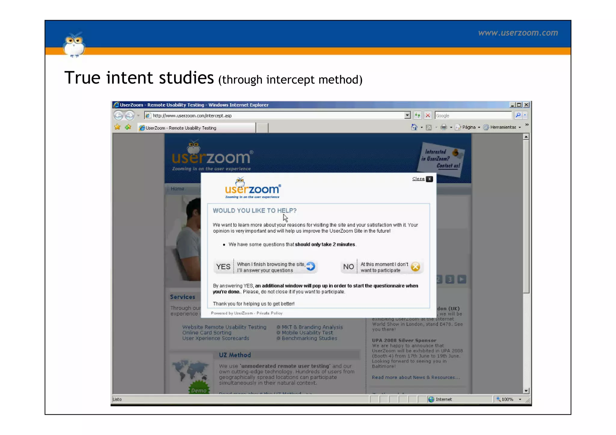 UserZoom Big Design Conf May09