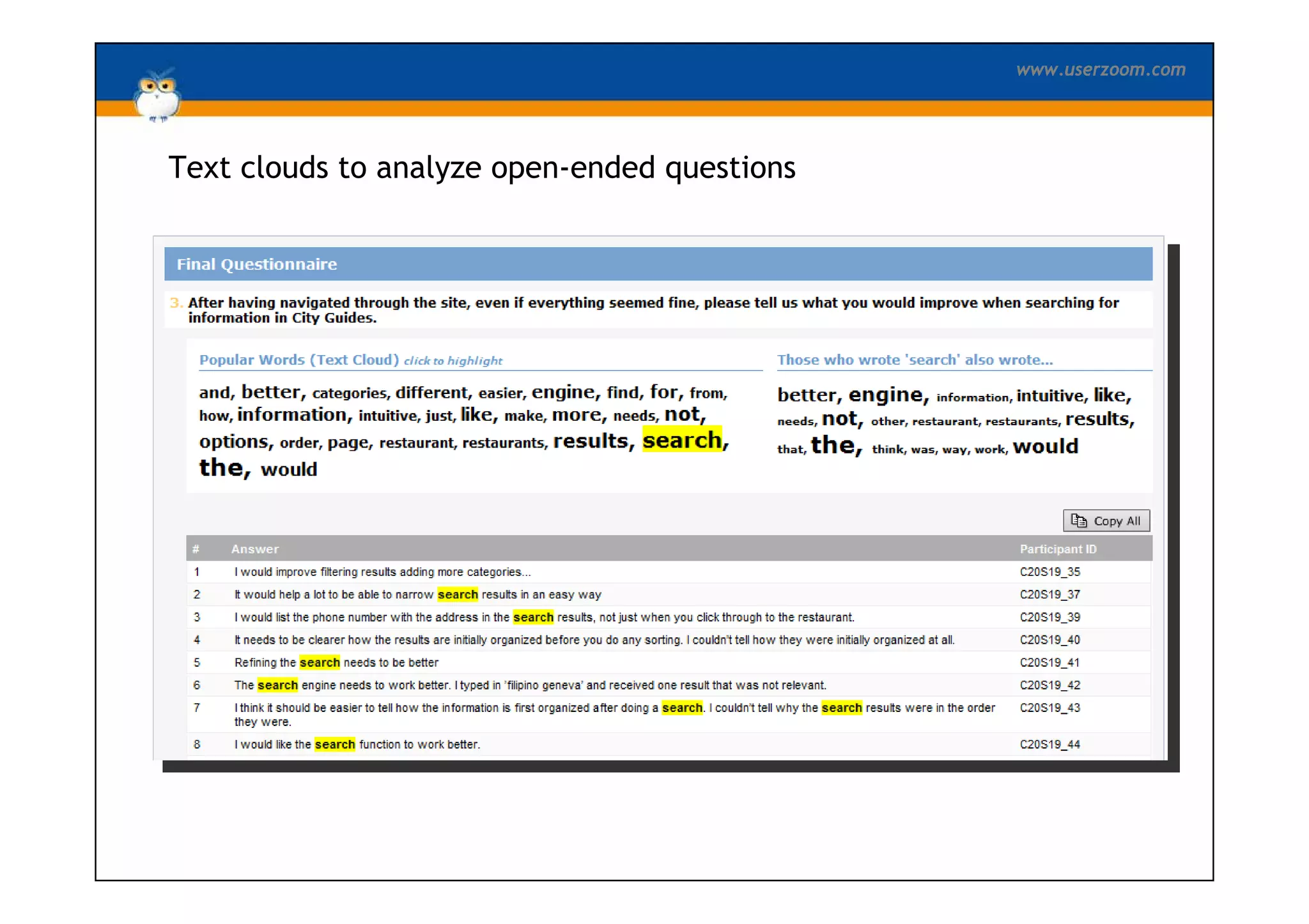 UserZoom Big Design Conf May09