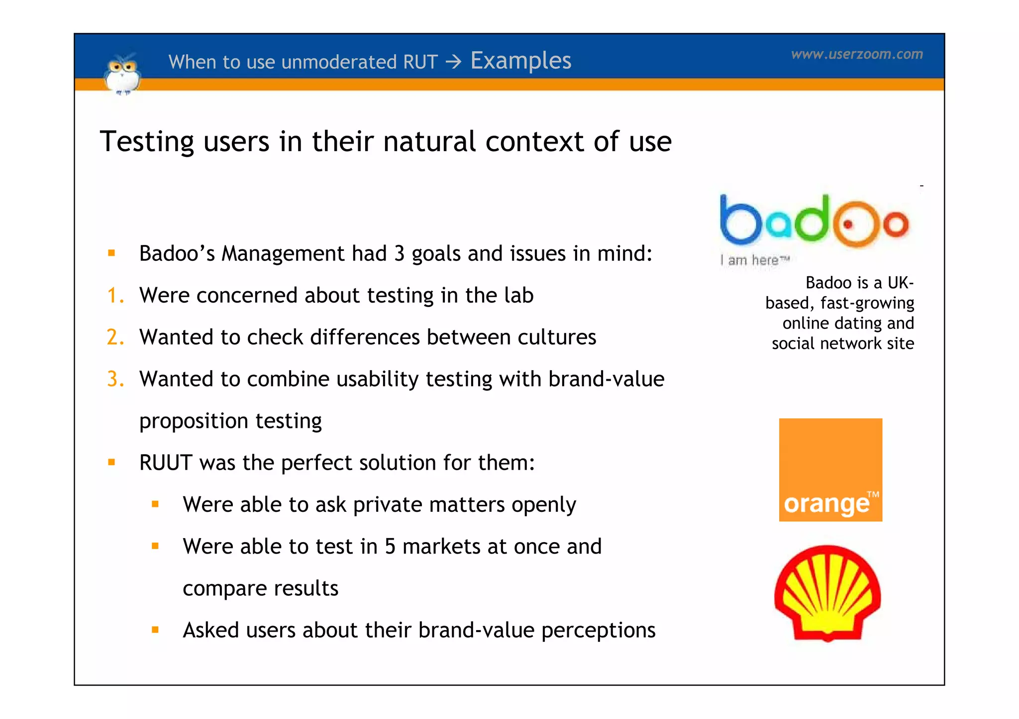 UserZoom Big Design Conf May09