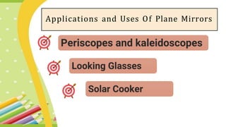 Applications and Uses Of Plane Mirrors
 