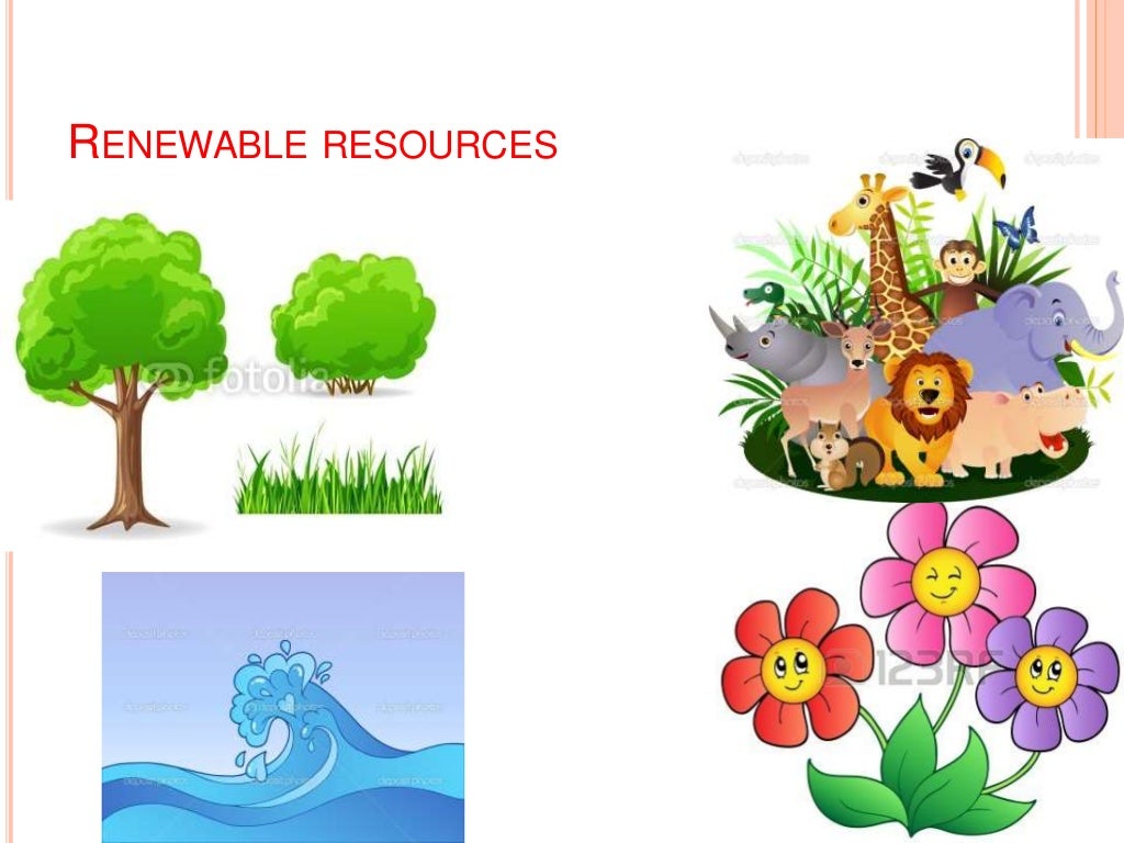 Uses of natural resources.