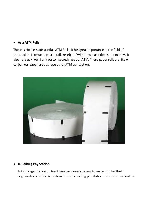 Uses and advantages_of_carbonless_paper