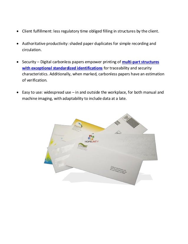 Uses and advantages_of_carbonless_paper