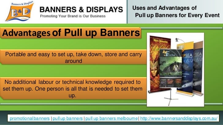 Uses And Advantages Of Pull Up Banners For Every Event
