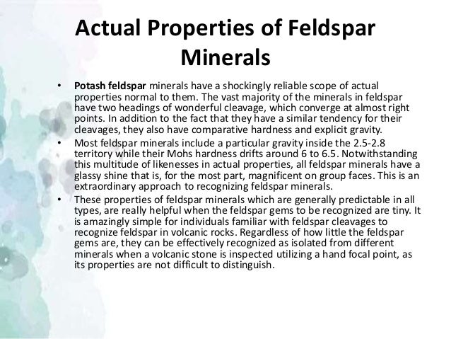 Uses & applications for Potash feldspar powder in the world | PPT
