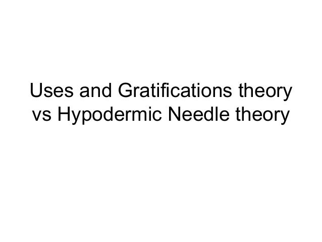 hypodermic needle theory