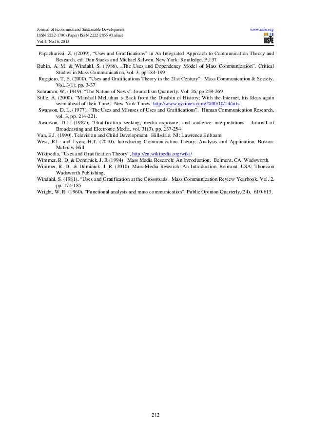 Media dependency theory essay