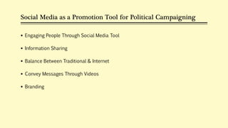 Uses and impact of social media in political campaigning | PDF