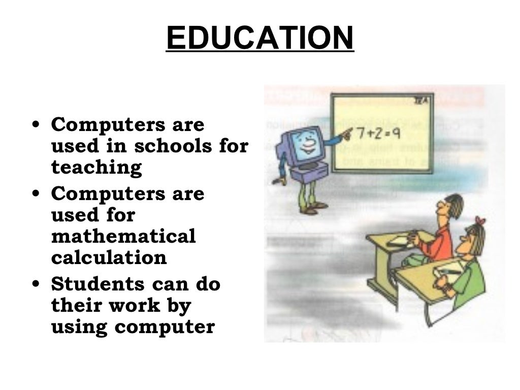 Computer Uses in different areas