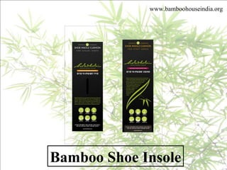 Bamboo Shoe Insole www.bamboohouseindia.org 