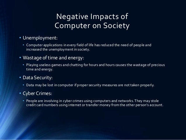 causes and effects of computer revolution