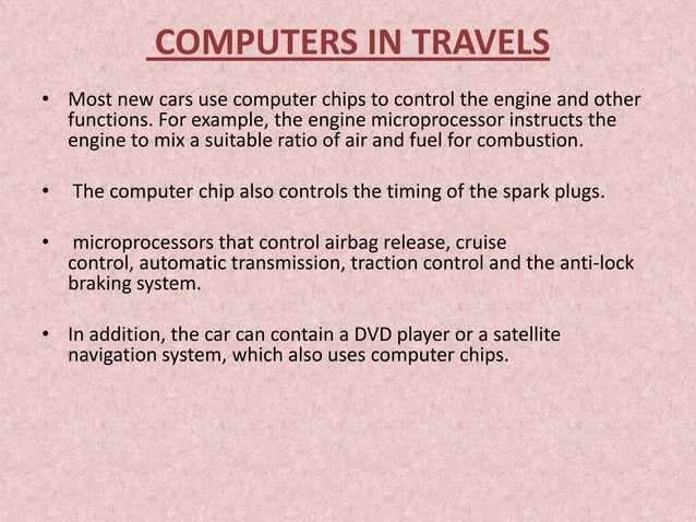Uses of computer in various fields of life | PPTX