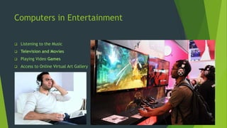 Uses of computers | PPTX