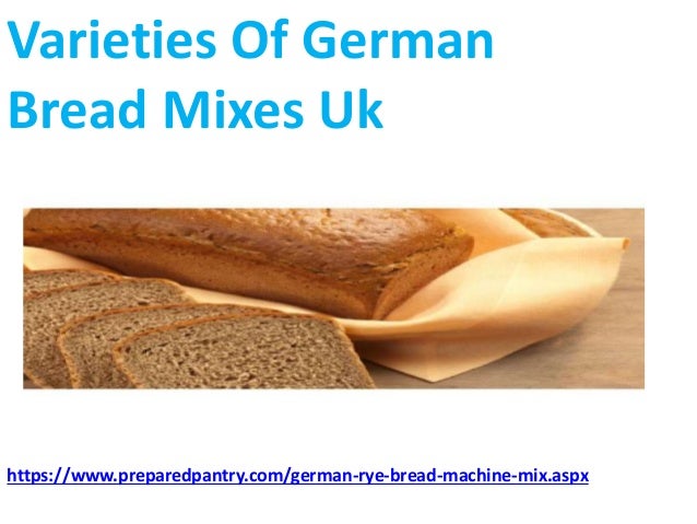 Uses of german bread mix online