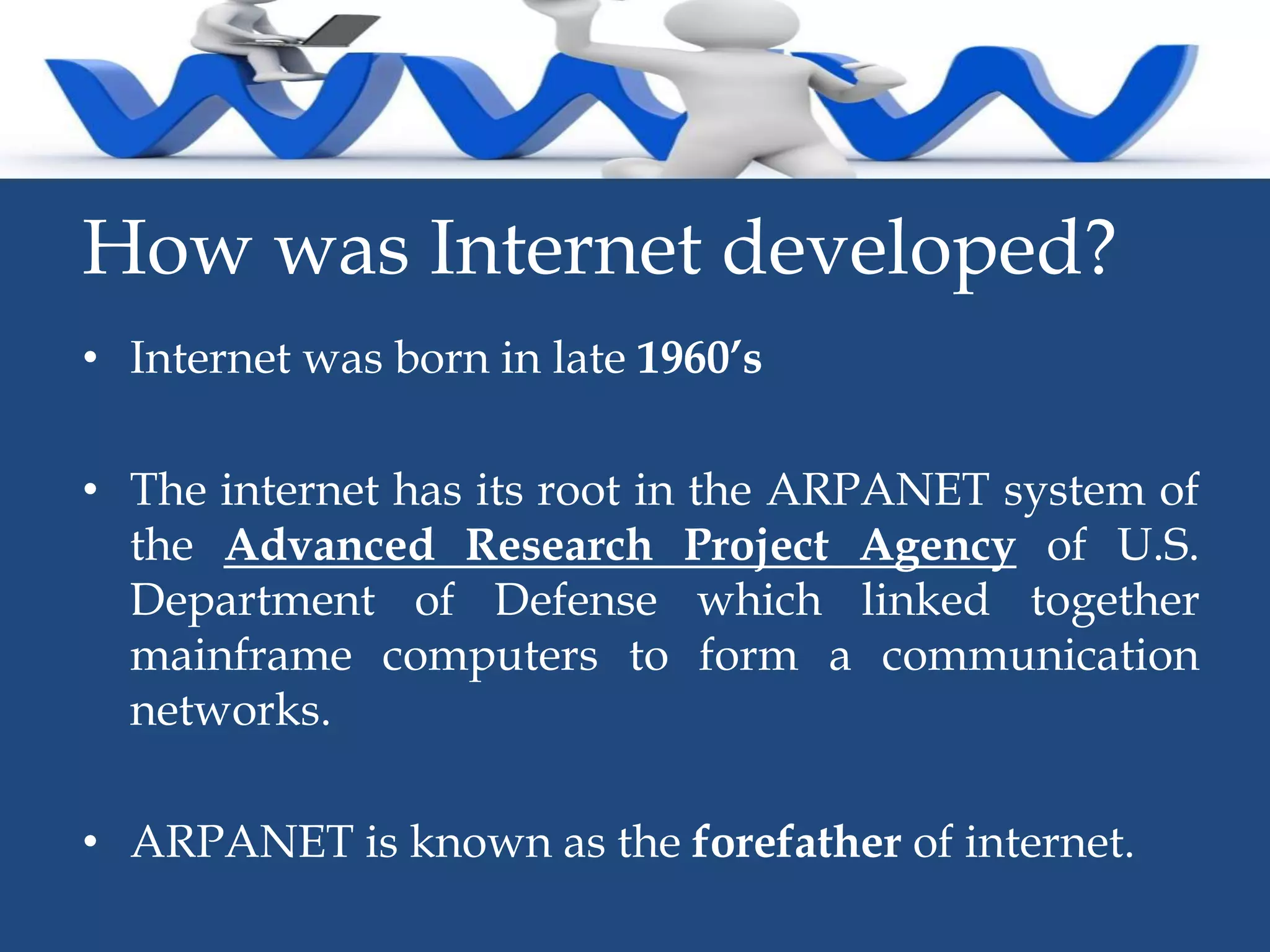 Uses of internet | PPT