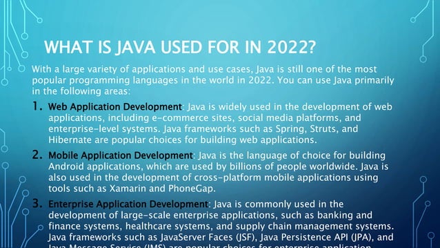 USES of java.pptx