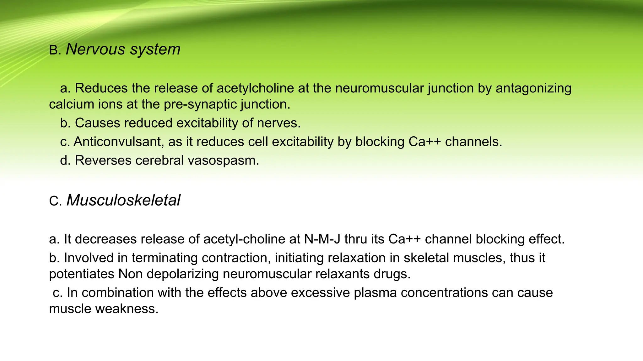 uses of mgso4 in anaesthesia and critical care.pptx