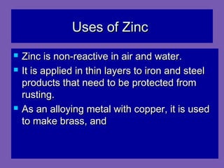 Uses of minerals native elements part-1 | PPT