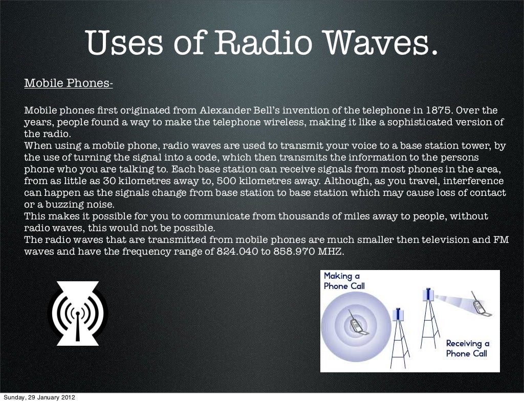 Uses of radio waves