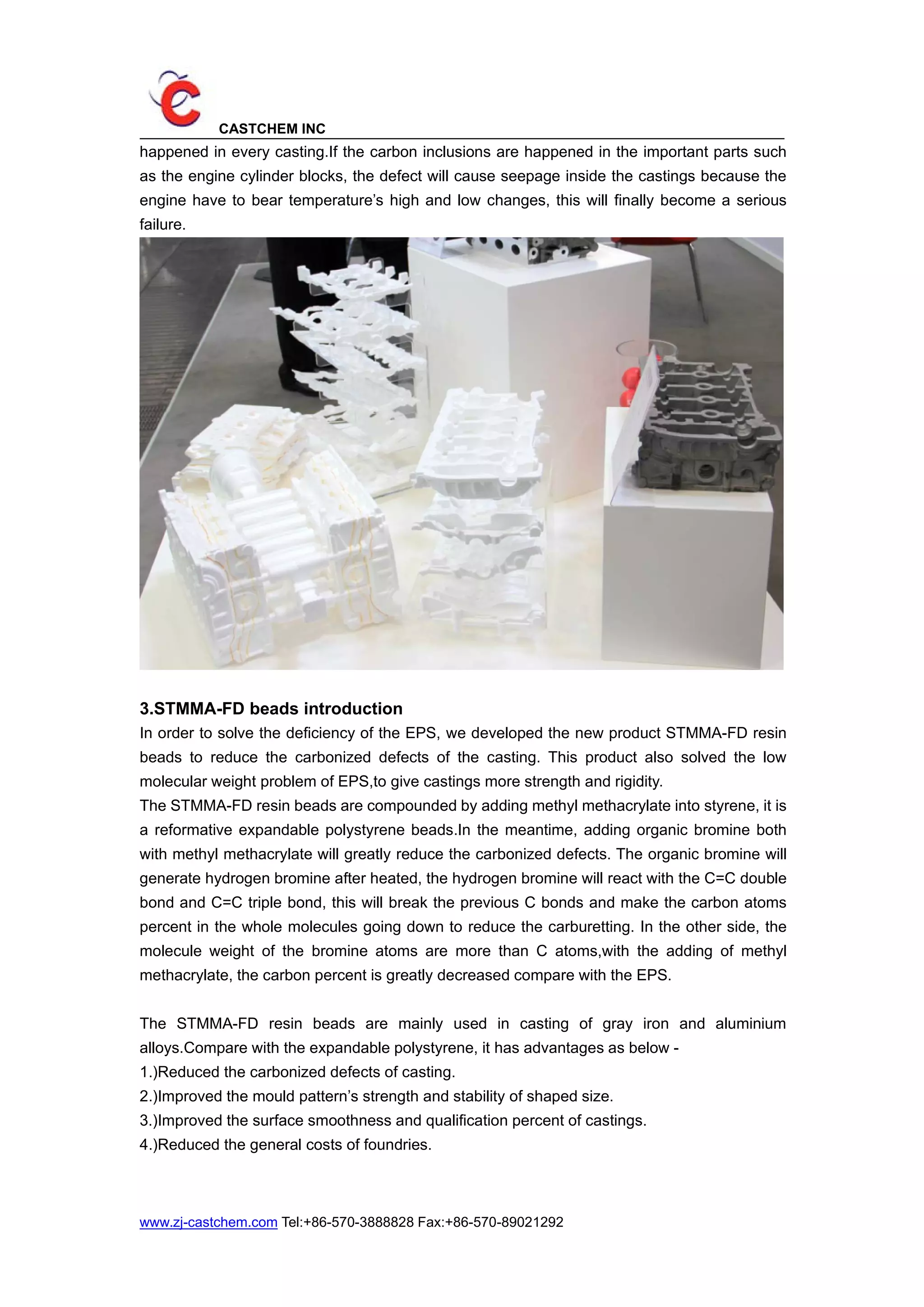 Use StMMAFD instead of EPS for lost foam casting process PDF