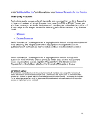 Use Surveys To Boost Center