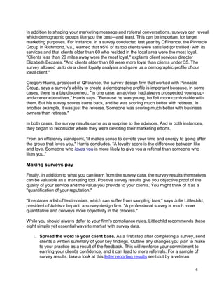 Use Surveys To Boost Center