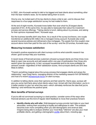 Use Surveys To Boost Center