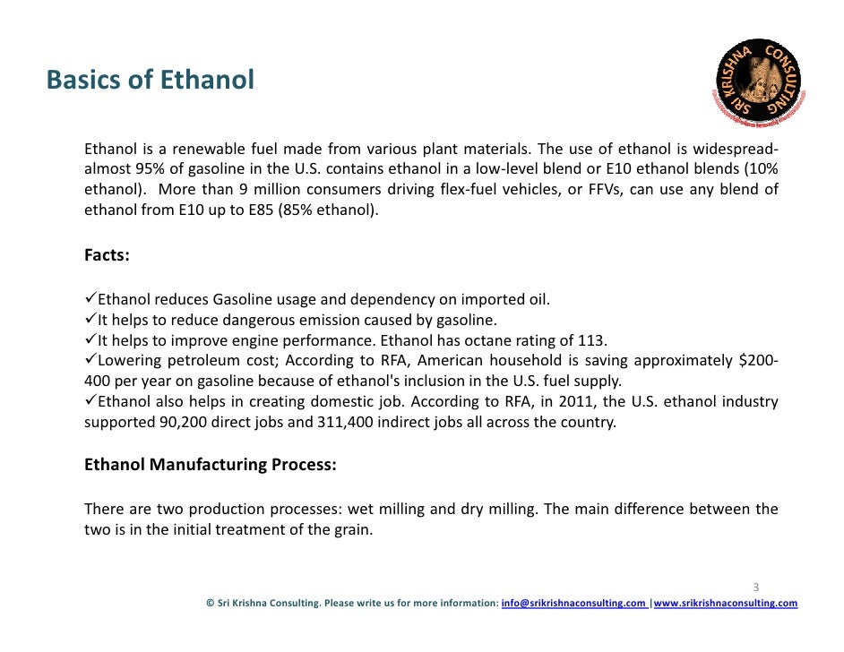 what is ethanol made of