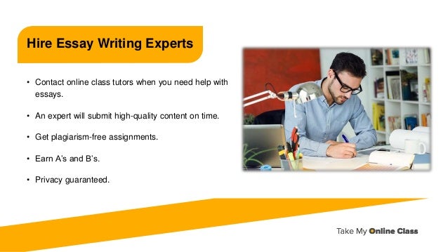 • Contact online class tutors when you need help with
essays.
• An expert will submit high-quality content on time.
• Get plagiarism-free assignments.
• Earn A’s and B’s.
• Privacy guaranteed.
Hire Essay Writing Experts