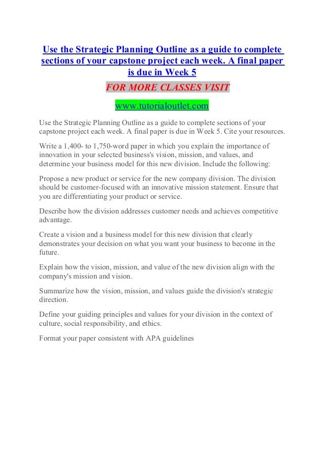 Purpose of a capstone project picture