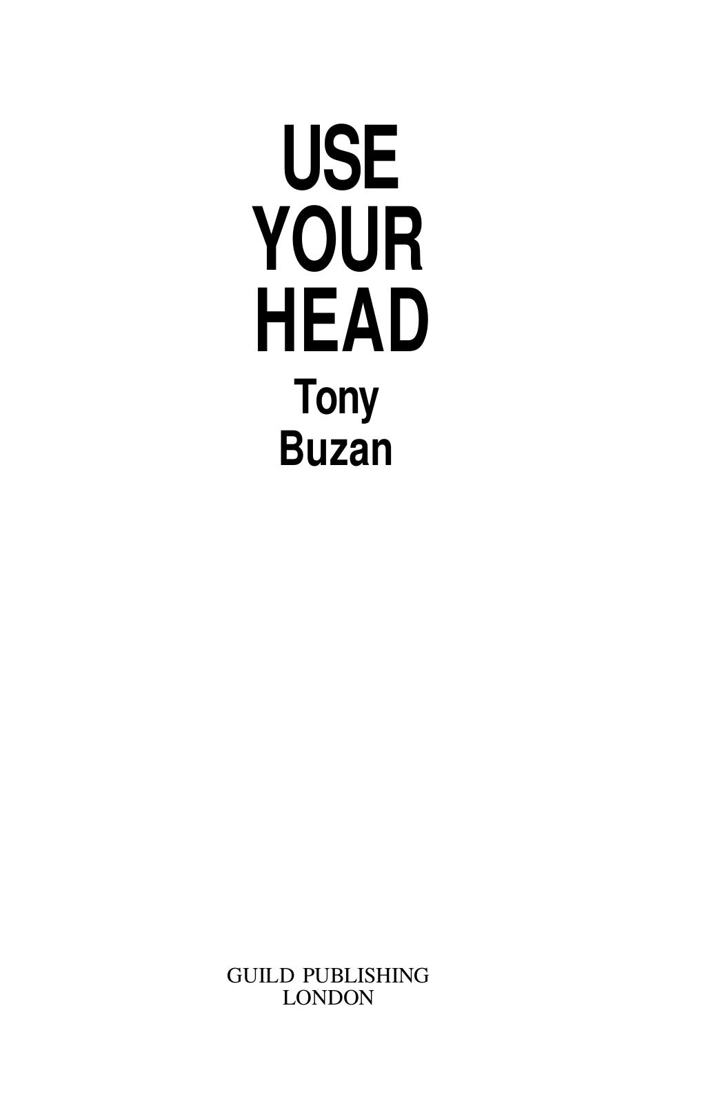 Use your head tony buzan